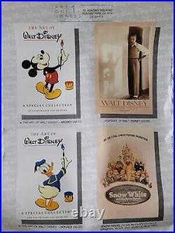 NEW Vintage The Art of Walt Disney Mickey Mouse Framed Poster With Tube 22x32