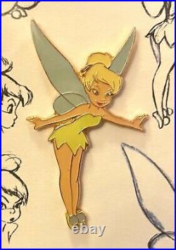 NEW WALT DISNEY GALLERY Tinkerbell Sketches Limited Edition Framed Pin Set COA