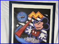 Neil Loeb Homage to Walt Disney SIGNED Poster Print Framed Mickey Mouse 38