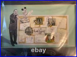 New Disney 2015 GenEARation D Event Walt Memorablia Framed Pin Set #19 LE 100