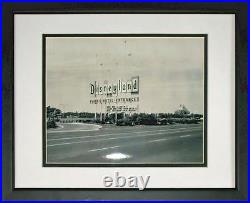 New Walt Disney 1950's Disneyland OLD Marquee vintage sign New frame