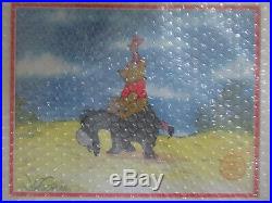 New! , Walt Disney's Winnie The Pooh And The Blustery Day, Sericel, Framed, Le/2500