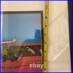 Nicely Framed THE WALT DISNEY COMPANY Peter PanLimited Edition Serigraph 1952