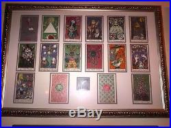 Nightmare Before Christmas Framed Disney Event Tarot Cards 2001