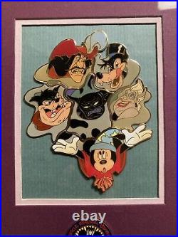 Official Disneyana Convention 1997 Walt Disney World Collector Pin Matte & Frame