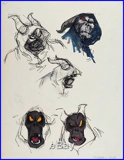 Original Artwork For The Black Cauldron Andreas Deja, Walt Disney Studios