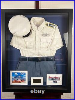 Original Framed Walt Disney Resorts Boat Captain Cast Member Uniform