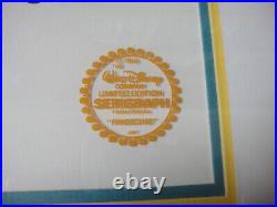 PINOCCHIO Walt Disney Serigraph Cel Framed Limited Edition Series of 9500