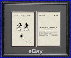 Patent Art Mickey Mouse Cartoon Walt Disney Wall Hanging Print Gift D2802
