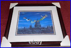 Peter Pan Flying Over London Limited Edition Cel #467/500 Walt Disney Company