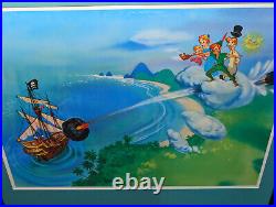 Peter Pan Professionally Framed Print from Disney's Little Golden Book 26x32