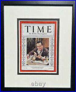 RARE 1937 Walt Disney on Time Magazine Cover, Intact Magazine Preserved/Framed