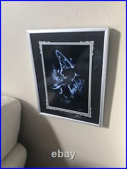 RARE! Deluxe FRAMED 12X14? SORCERER MICKEY? SIGNED With BLESSINGS BY NOAH