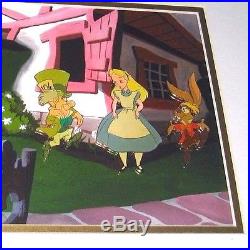RARE LE JUMBO Disney PinFROM Framed Set Anniversary ALICE in Wonderland Classic
