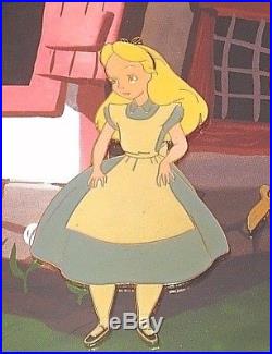 RARE LE JUMBO Disney PinFROM Framed Set Anniversary ALICE in Wonderland Classic