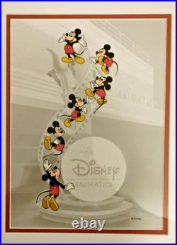 RARE MINT MICKEY MOUSE MAGIC OF DISNEY ANIMATION hand painted cel FRAMED! NICE