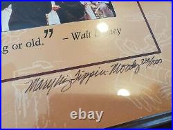 RARE Vintage 1997 Ltd Edition WALT DISNEY Framed Signed Mary Liz Tippin-Moody