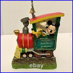 RARE Walt Disney World Railroad Book Ends Mickey Pluto & Goofy-Picture Frames