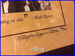 Rare 1997 Walt Disney World 25th Anniv Cast Member Framed Photo Ltd Ed 940/1000