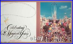 Rare Walt Disney World 20th Anniversary Framed Embossed Print & Photo, Framed