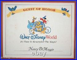 Rare Walt Disney World Cast Member Guest of Honor 25 Framed Print