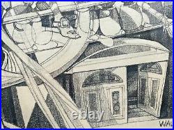 Rare Walt Peregoy Original Pencil Drawing. Disney Animation Artist