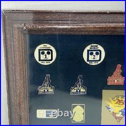 SEALED Company D Walt Disney World 25th Anniversary Commemorative Pin Set Frame