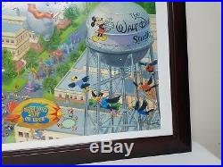 SIGNED Dumbo A Day at the Studio Walt Disney Giclee Canvas Print Hernandez