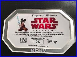 STAR WARS WEEKENDS Walt Disney World -Framed Coin Set Limited 062 / 600