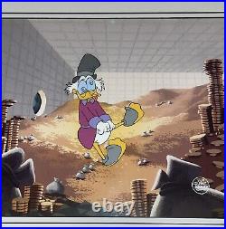 Scrooge McDuck Disney Production Cel Sport Goofy in Soccermania 1987