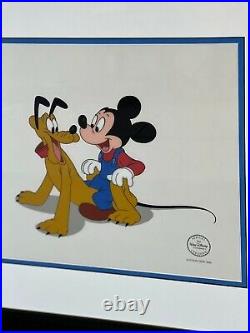 Sericel1948 Mickey Down Under Mouses Best Friend -Pluto- Retired- Limited 5000