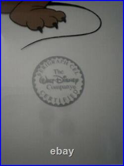 Serigraph Cel Walt Disney Framed Art Animation 1940 Mr Mouse Takes A Trip