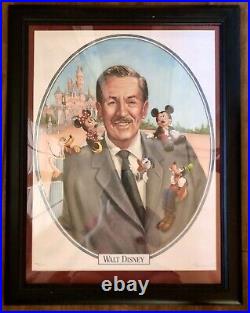 Signed Peter Emmerich LE Cast Exclusive Walt Disney Framed Print 100 Anniversary