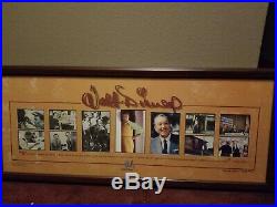Signed Rare 1997 Walt Disney Cast Member Framed Photo Ltd Ed 265/1000