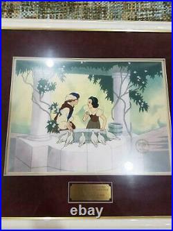 Snow White And The Seven Dwarfs Limited Edition Framed Cel-walt Disney Studios