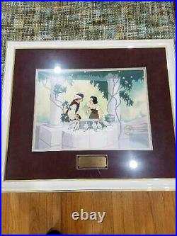 Snow White And The Seven Dwarfs Limited Edition Framed Cel-walt Disney Studios