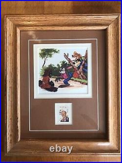 Song of the South -Set Of 3 Matted & Framed Pictures with 1968 Walt Disney Stamp