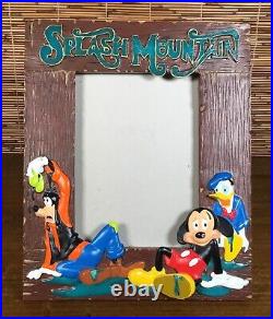 Splash Mountain Walt Disney World -3d 5x7 picture frame Goofy, Mickey and Donald