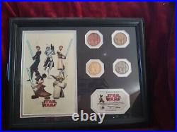 Star Wars Weekends 2009 Framed Coin Set LTD ED 600 Walt Disney World