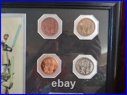 Star Wars Weekends 2009 Framed Coin Set LTD ED 600 Walt Disney World