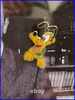Started with Walt Disney Framed Pin Set Fab 5 Alex Maher Artist Pluto Donald M&M