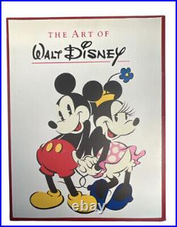 The Art Of Walt Disney special edition poster Mickey Minnie Mouse Red frame