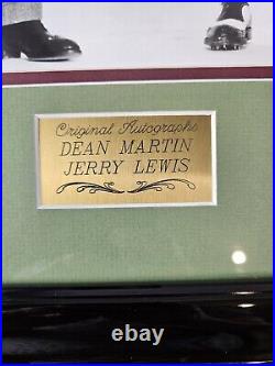 The Caddy Dean Martin Jerry Lewis Original Autographs Walt Disney World Framed