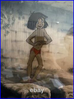 The Jungle Book Framed Mowgli Production Cel (Walt Disney, 1967) 1 Of A Kinda