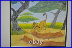The Lion King Nala Animation Cel Walt Disney Framed 41cm Height Simba Scar