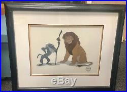 The Lion King Rafiki and Simba Framed Sericel Walt Disney Limited Edition