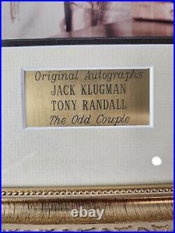 The Odd Couple Framed Autographs Walt Disney World Co Guaranteed Authentic Matte