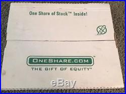 The Walt Disney Company 2003 Stock Certificate 1 Share Framed MEMORABILIA