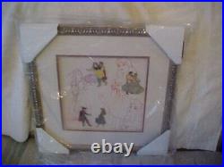 The Walt Disney Gallery Princes And Princesses Framed Pin Set Signed Le 2400 New