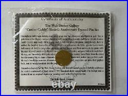 The Walt Disney Galley Canine Caddy Sixtieth Anniversary Framed Pin Set